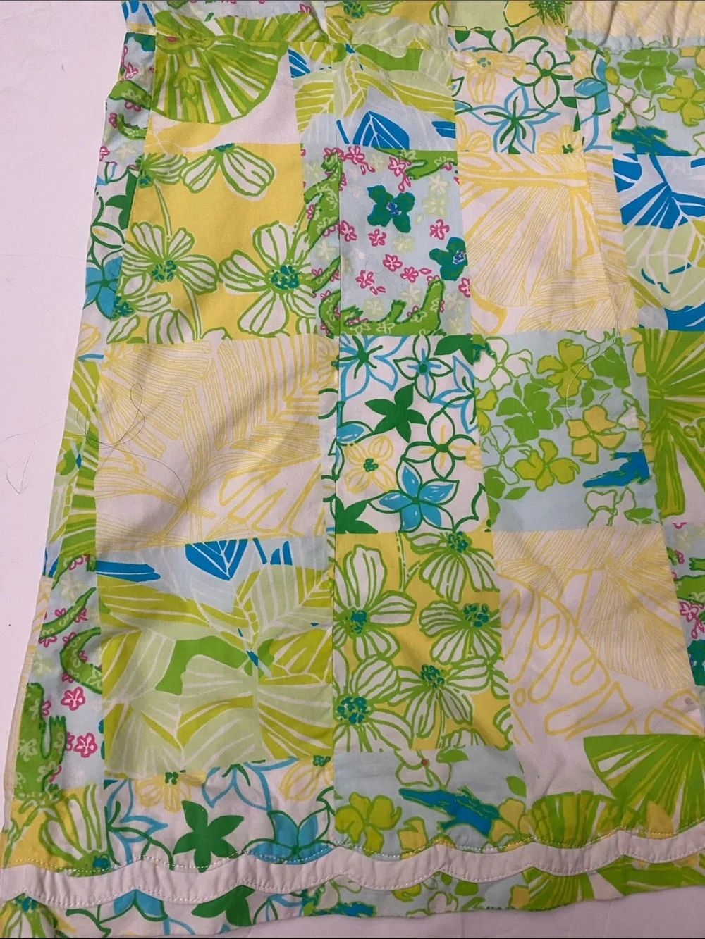Lilly Pulitzer Yellow, Green & Blue Floral Sundress $78